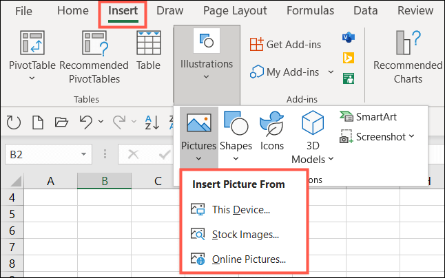 كيفية إدراج صورة في برنامج Microsoft Excel - %categories