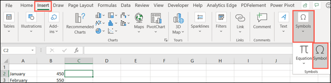 InsertSymbols-ExcelCheckMark كيفية إدراج علامة اختيار في Microsoft Excel