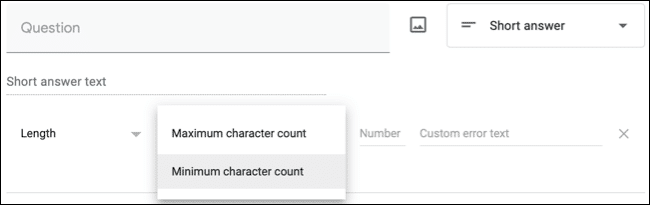 LengthRule-GoogleFormsResponseValidation كيفية التحقق من صحة الردود في Google Forms
