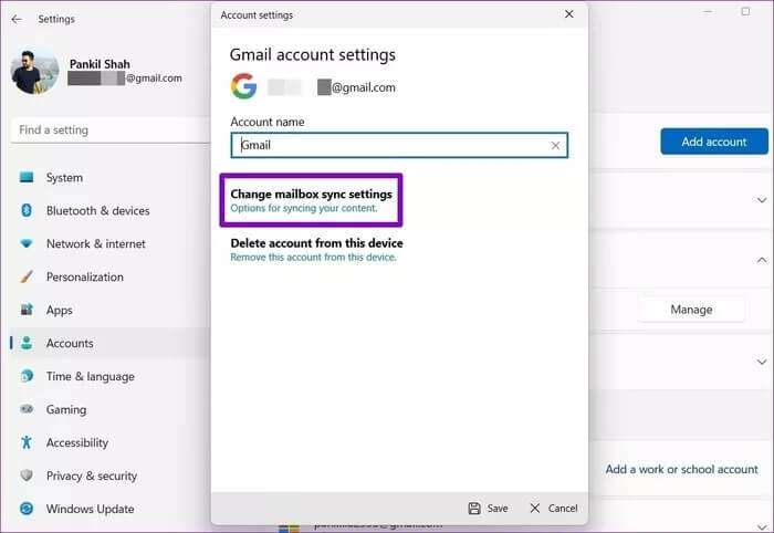 Mailbox-Sync-Settings_935adec67b324b146ff212ec4c69054f-700x482 أهم 7 طرق لإصلاح تعطل تطبيق Mail على Windows 11