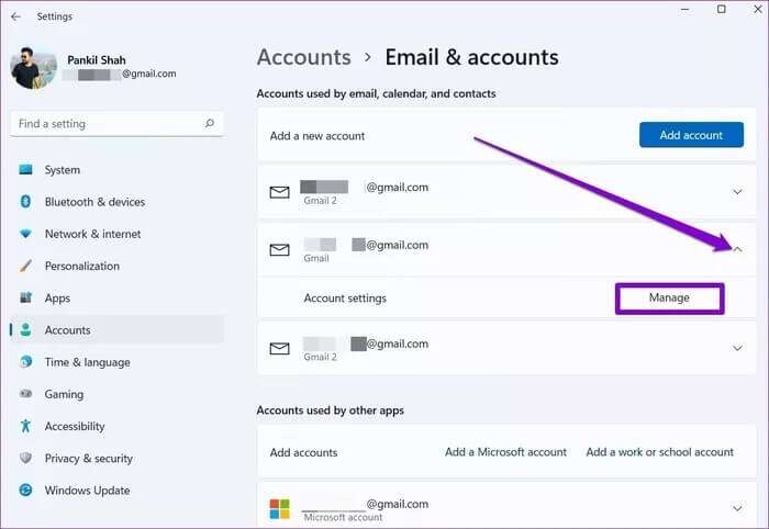 Manage-Email-Account_935adec67b324b146ff212ec4c69054f-700x482 أهم 7 طرق لإصلاح تعطل تطبيق Mail على Windows 11