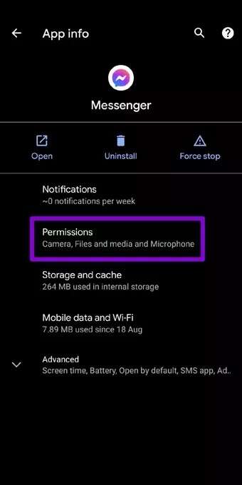 Messenger-Permissions-on-Android_7c4a12eb7455b3a1ce1ef1cadcf29289-340x680 أفضل 7 طرق لإصلاح استمرار تعطل Facebook Messenger
