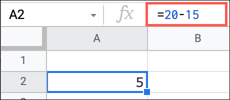 كيفية طرح الأرقام في Google Sheets - %categories
