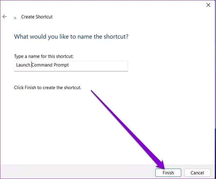 Name-Shortcut_935adec67b324b146ff212ec4c69054f-700x578 أفضل 7 طرق لإصلاح عدم عمل موجه الأوامر على Windows 11