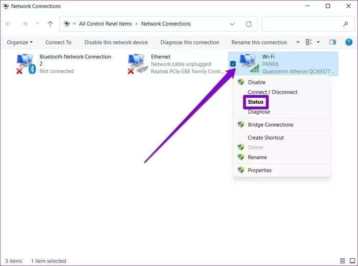 Network-Connections-Window_935adec67b324b146ff212ec4c69054f-700x520 أفضل 3 طرق لإظهار و عرض كلمات مرور Wi-Fi على Windows 11