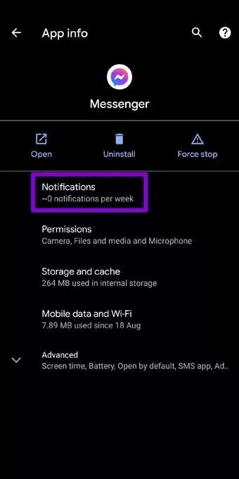 Notifications-Settings-on-Android_7c4a12eb7455b3a1ce1ef1cadcf29289-340x680 أفضل 8 طرق لإصلاح الإشعارات التي لا تعمل على Facebook Messenger