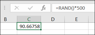 RAND500-ExcelRandomNumbers كيفية إنشاء أرقام عشوائية في Microsoft Excel