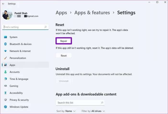 Repair-Settings-App_935adec67b324b146ff212ec4c69054f-700x477 أفضل 8 طرق لإصلاح عدم فتح تطبيق الإعدادات أو عدم عمله على Windows 11