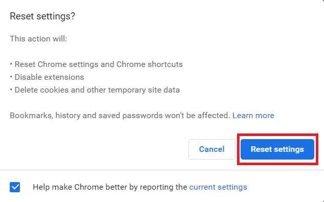 Reset-Settings-Google-Chrome-633x395 إصلاح عدم عمل Crunchyroll على Chrome