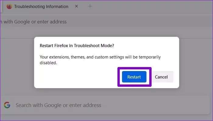 Restart-Firefox-Troubleshoot-Mode_935adec67b324b146ff212ec4c69054f-700x397 أفضل 7 طرق لإصلاح عدم استجابة Firefox على Windows 10 و Windows 11
