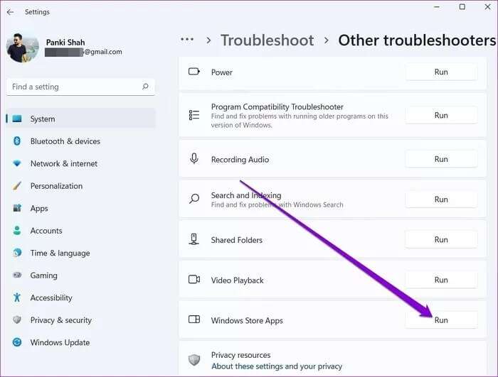 Run-Windows-Store-App-Troubleshooter_935adec67b324b146ff212ec4c69054f-700x531 أفضل 6 طرق لإصلاح عدم عمل تطبيق الصور على Windows 11