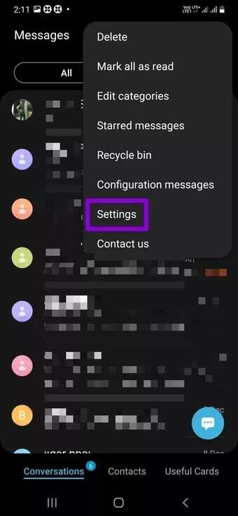 Samsung-Messages-Settings_7c4a12eb7455b3a1ce1ef1cadcf29289-340x737 كيفية حظر الرسائل النصية لشخص ما على Android و iPhone