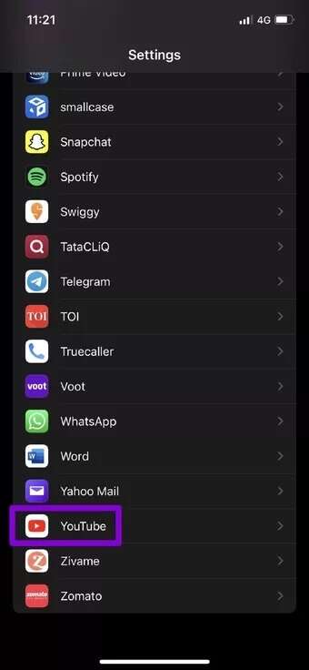 Settings-on-iPhone_2021-12-13-073417_7c4a12eb7455b3a1ce1ef1cadcf29289-340x736 أفضل 9 طرق لإصلاح عدم عمل الإشعارات على YouTube