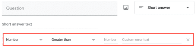 Setup-GoogleFormsResponseValidation كيفية التحقق من صحة الردود في Google Forms