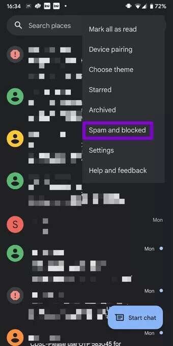 Spam-and-Blocked-on-Android_7c4a12eb7455b3a1ce1ef1cadcf29289-340x680 كيفية حظر الرسائل النصية لشخص ما على Android و iPhone