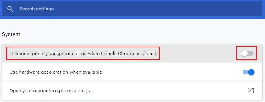 Switch-off-the-toggle-for-Continue-running-background-apps-when-Google-Chrome-option-in-Chrome-System-Settings-865x335 كيفية تعطيل أداة مراسل برامج Google