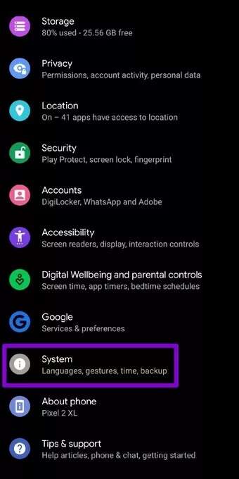 System-Settings-on-Android_2021-12-21-090249_7c4a12eb7455b3a1ce1ef1cadcf29289-340x680 أفضل 7 طرق لإصلاح عدم عمل البريد الصوتي على Android