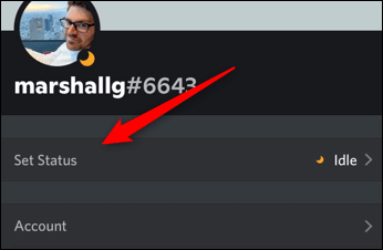 Tap-Set-Status. ماذا يعني الخمول في Discord؟