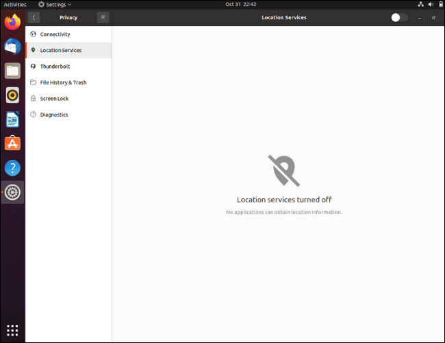 Ubuntu-turn-off-location-services ما هو أوبونتو؟