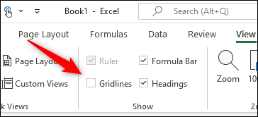كيفية إزالة خطوط الشبكة في Microsoft Excel - %categories
