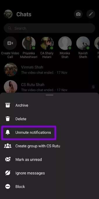 Unmute-Notifications-on-Messenger_7c4a12eb7455b3a1ce1ef1cadcf29289-340x680 أفضل 8 طرق لإصلاح الإشعارات التي لا تعمل على Facebook Messenger