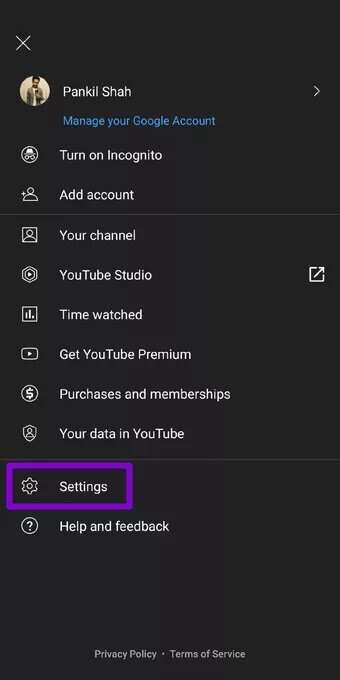 YouTube-Settings_7c4a12eb7455b3a1ce1ef1cadcf29289-340x680 أفضل 9 طرق لإصلاح عدم عمل الإشعارات على YouTube