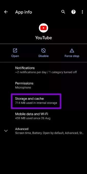 YouTube-Storage-and-Cache_7c4a12eb7455b3a1ce1ef1cadcf29289-340x680 أفضل 9 طرق لإصلاح تعطل البحث على YouTube