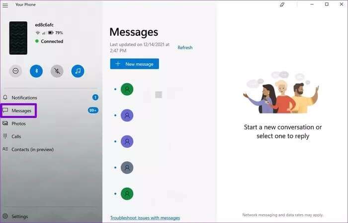 Your-Phone-App-on-Windows-11_935adec67b324b146ff212ec4c69054f-700x450 أفضل 3 طرق لإرسال رسائل نصية من جهاز الكمبيوتر