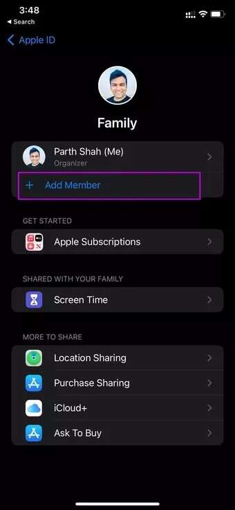 add-member-to-family-sharing_7c4a12eb7455b3a1ce1ef1cadcf29289-340x736 كيفية تتبع موقع أفراد العائلة على iPhone