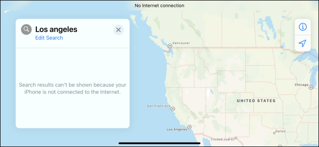 apple-maps-offline-error كيفية الحصول على الخرائط والملاحة دون اتصال بالإنترنت على iPhone