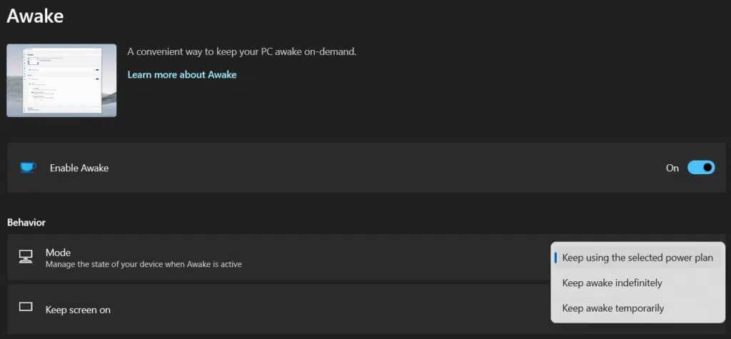 awake-1024x475-1-1024x475 كيفية استخدام PowerToys على Windows 11