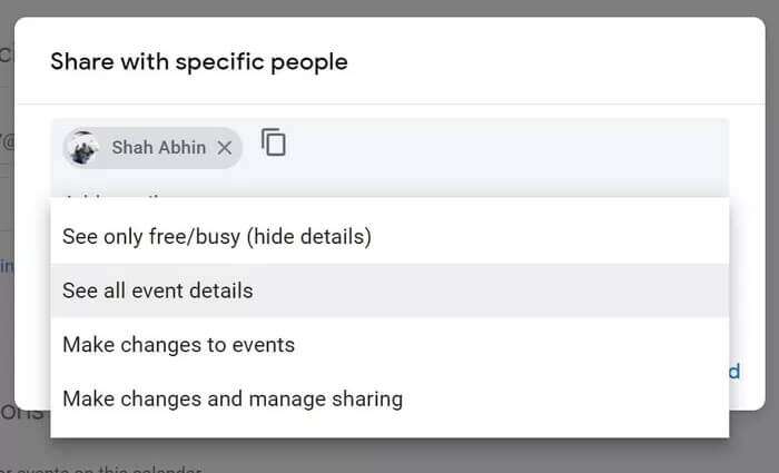 calendar-sharing-permission_935adec67b324b146ff212ec4c69054f-700x425 كيفية مشاركة تقويم Google مع الآخرين