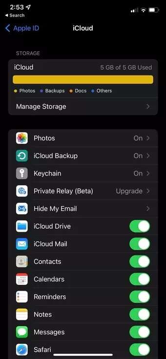 check-icloud-storage_7c4a12eb7455b3a1ce1ef1cadcf29289-340x736 أفضل 9 طرق لإصلاح عدم قيام iPhone بالنسخ الاحتياطي على iCloud