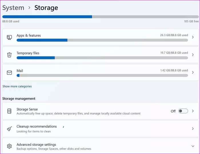 check-storage-in-windows_935adec67b324b146ff212ec4c69054f-700x539 أفضل 8 طرق لإصلاح توقف متجر Microsoft عند التثبيت على Windows 11