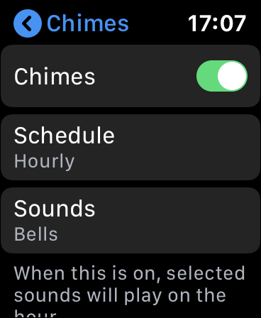 chimes 20 نصيحة وحيلة لساعة Apple Watch يجب أن تعرفها
