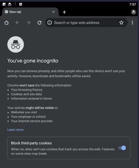 chrome-incognito-mode-in-android-phone-445x540 كيفية تمكين وضع التصفح المتخفي في Chrome