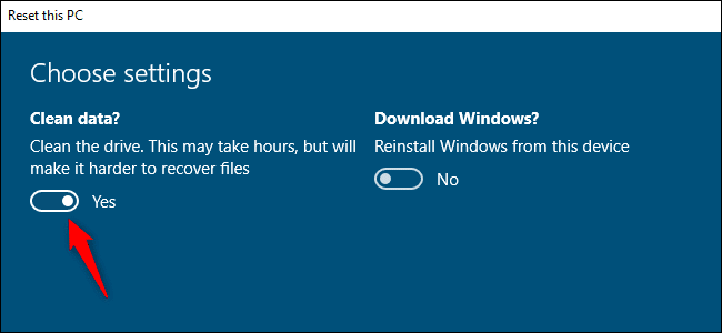 clean-data كيفية مسح محرك أقراص على نظام التشغيل Windows 10 أو Windows 11