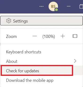 click-check-for-updates-in-settings--352x367 كيفية إيقاف إشعارات Microsoft Teams المنبثقة