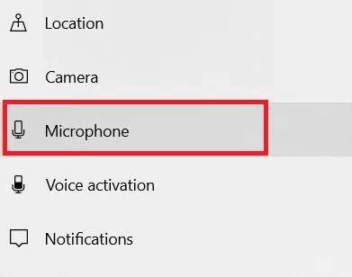 click-microphone-on-the-left-pane-of-the-screen-un-391x308 إصلاح خطأ عدم تثبيت أجهزة الصوت على Windows 10
