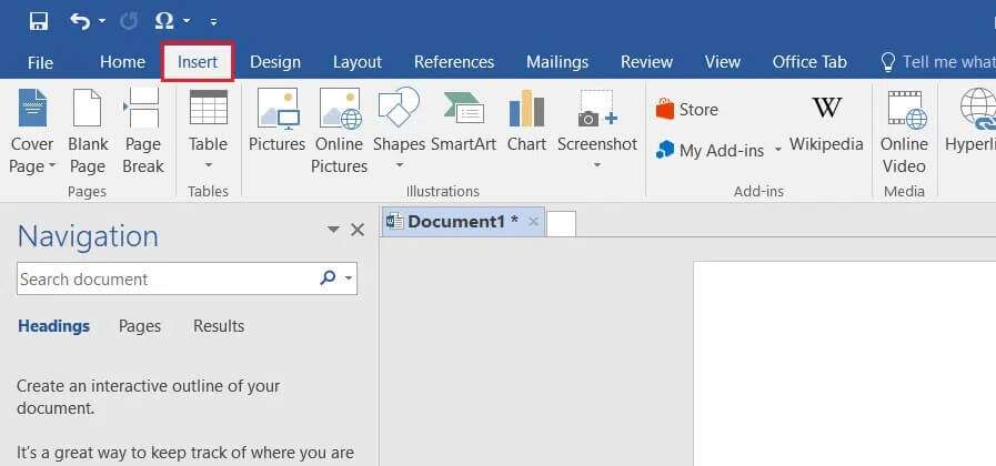 click-on-Insert-menu-in-microsoft-word-897x420 كيفية كتابة N مع التيلدا باستخدام رمز Alt