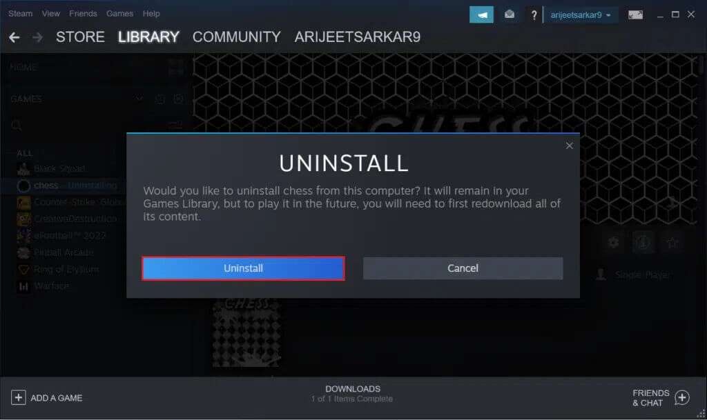 click-on-UNINSTALL-to-confirm-uninstalling-a-game-in-Steam-1024x609-1-1024x609 كيفية إلغاء تثبيت ألعاب Steam
