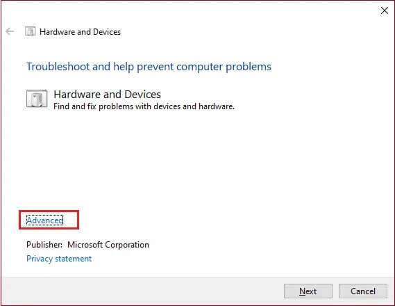 click-on-advanced--569x440 إصلاح عدم ظهور القرص الصلب في Windows 10