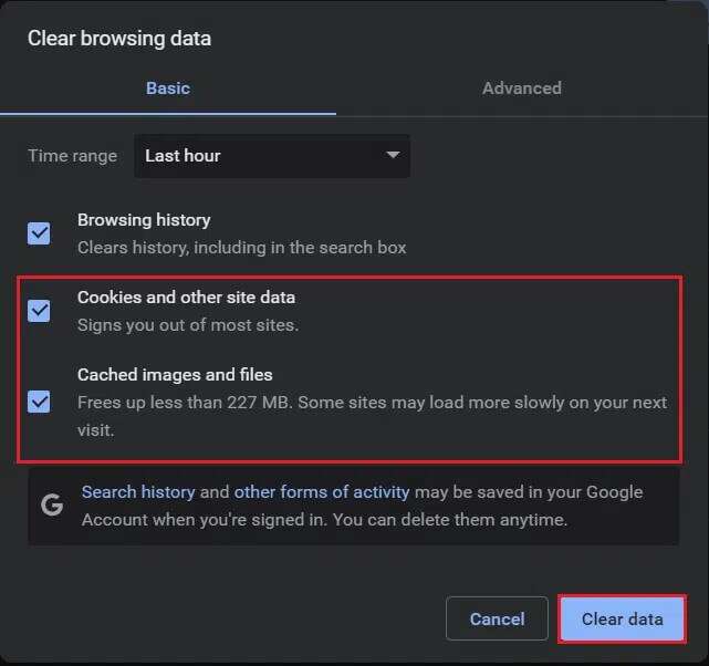 click-on-clean-data-button-to-clear-browsing-data-in-google-chrome-641x602 كيفية إصلاح عدم فتح ملفات PDF في Chrome