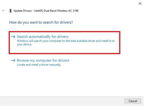 click-on-search-automatically-for-drivers-option-t-1-615x454 كيفية إصلاح عدم عمل Crunchyroll