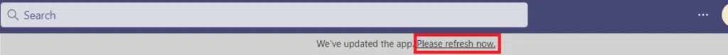 click-on-the-refresh-link-1024x78-1-1024x78 كيفية إيقاف إشعارات Microsoft Teams المنبثقة