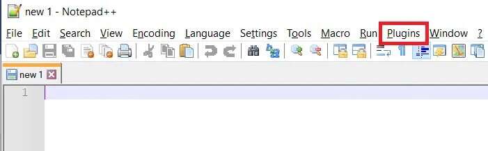 click-plugins-in-the-menu-bar--701x217 كيفية إضافة البرنامج المساعد Notepad ++ على Windows 10