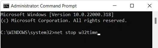 command-prompt-window-5-528x161 كيفية مزامنة الوقت في Windows 11