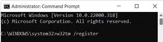 command-prompt-window-7-527x137 كيفية مزامنة الوقت في Windows 11