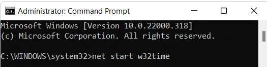 command-prompt-window-8-525x132 كيفية مزامنة الوقت في Windows 11