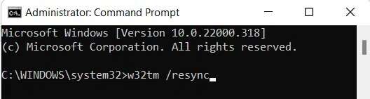command-prompt-window-9-528x141 كيفية مزامنة الوقت في Windows 11